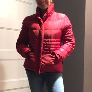 Calvin Klein red down winter coat